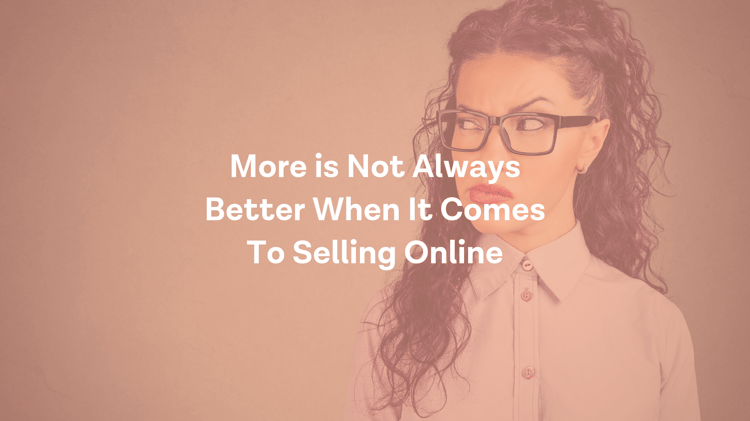 Why More is Not Always Better Online